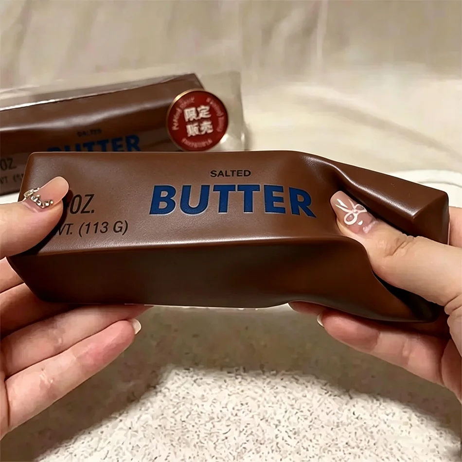 Simulated Chocolate Squeeze Toy PU Soft and Slow Rebound Office Stress Relief Toy Hand Relaxation Gift Desktop Ornament