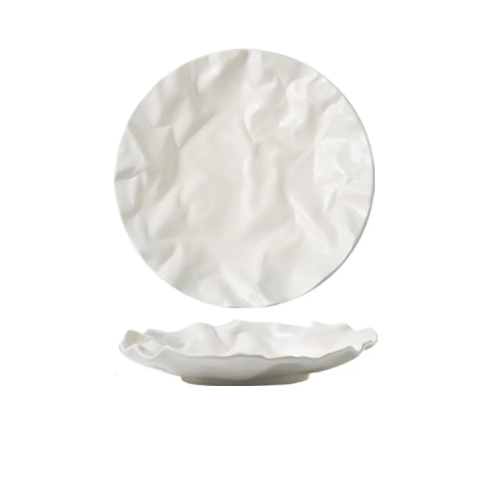 

Tableware Ceramic Western Cuisine Plate Creative Multi-Function Steak Plate Reusable Dessert Tray Cake