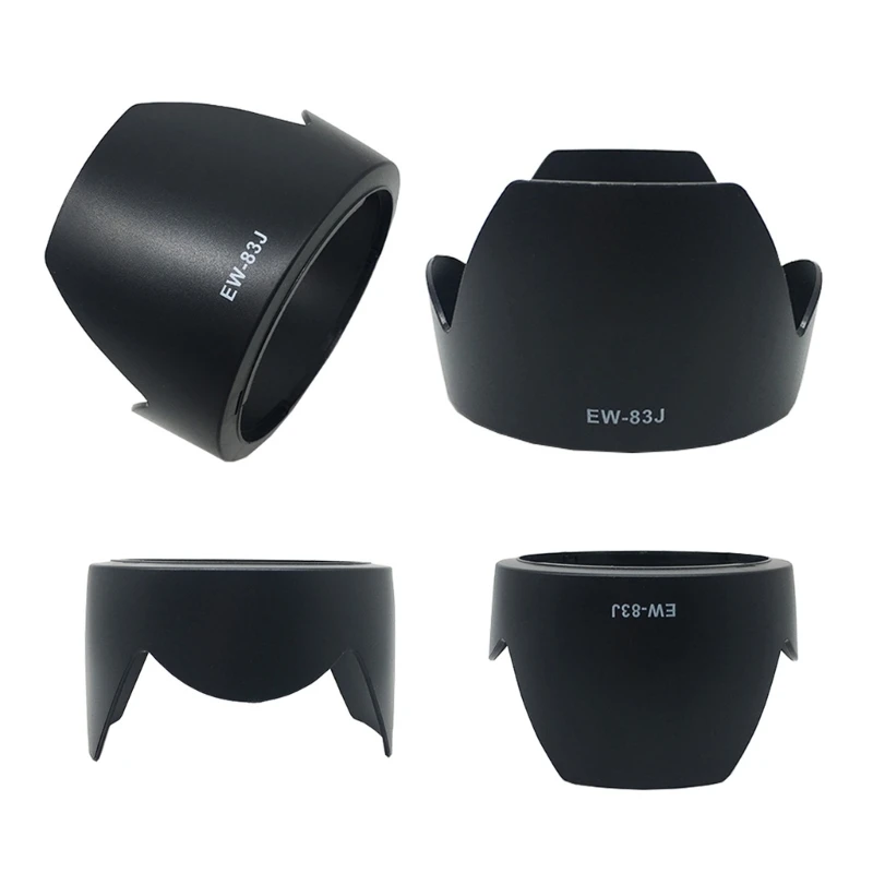 EW-83J Lens Hood Sunshade Cover for EF-S 17-55mm f/2.8 ISUSM Lens Replacement Camera Lens Protectors EW83J