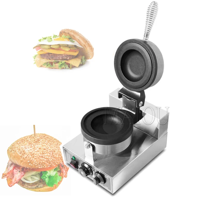 회전식 Ufo 버거 기계, 아이스크림 와플 버거 메이커, 전기 함부르크 젤라토 파니니 프레스 기계, 2600w