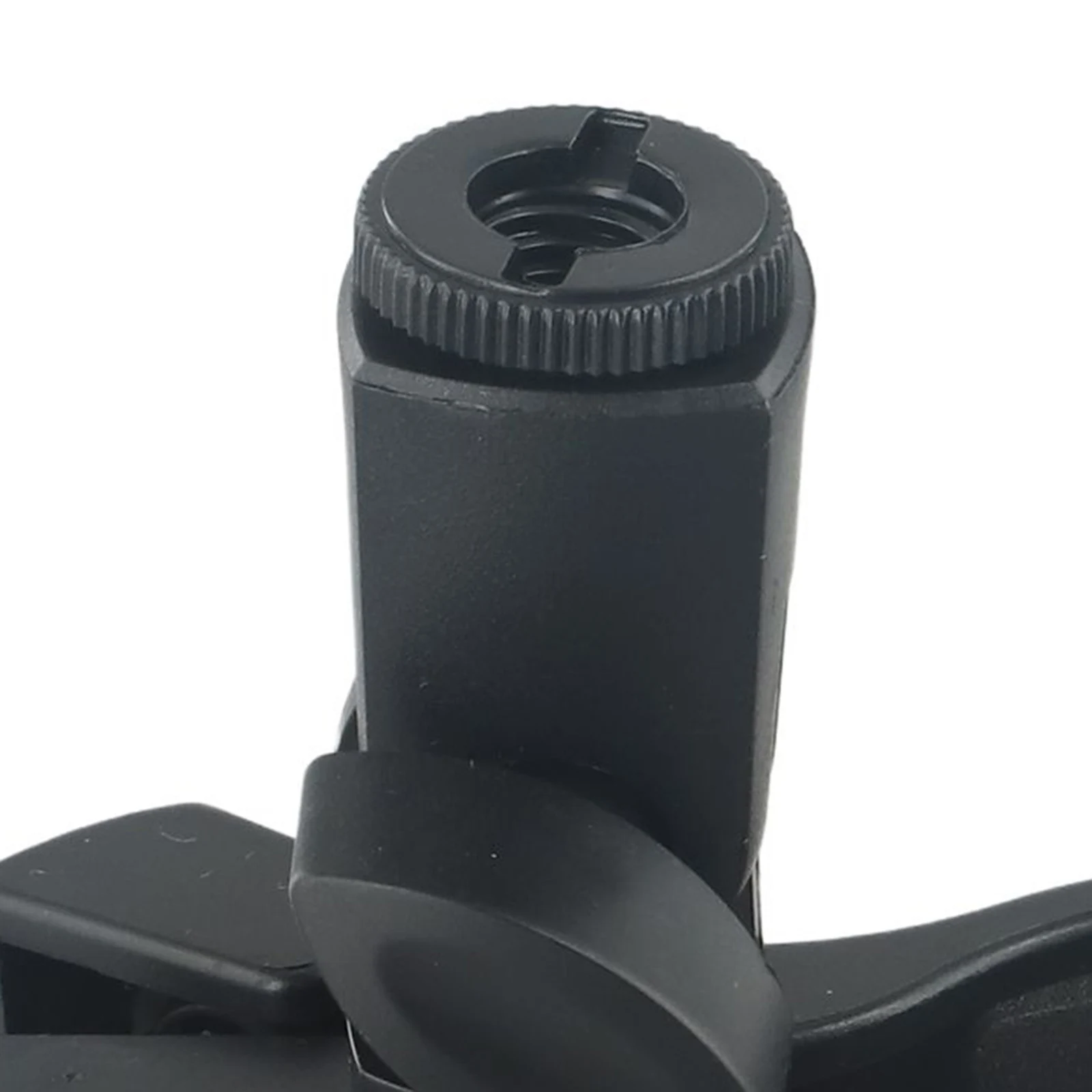 Brand New Large Conferences Performances Microphone Clip Clamp With 3/8 Adapter Adjustable Black For 3.2-6.8CM Mic