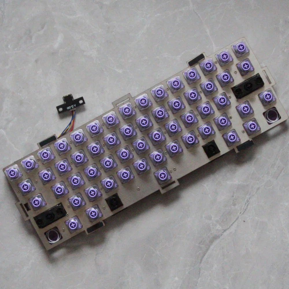 M0110 Dome MX Topre Switch Capacitive EC Keyboard QMK VIA Single Inner PCB Assembled Replace PCB Kit