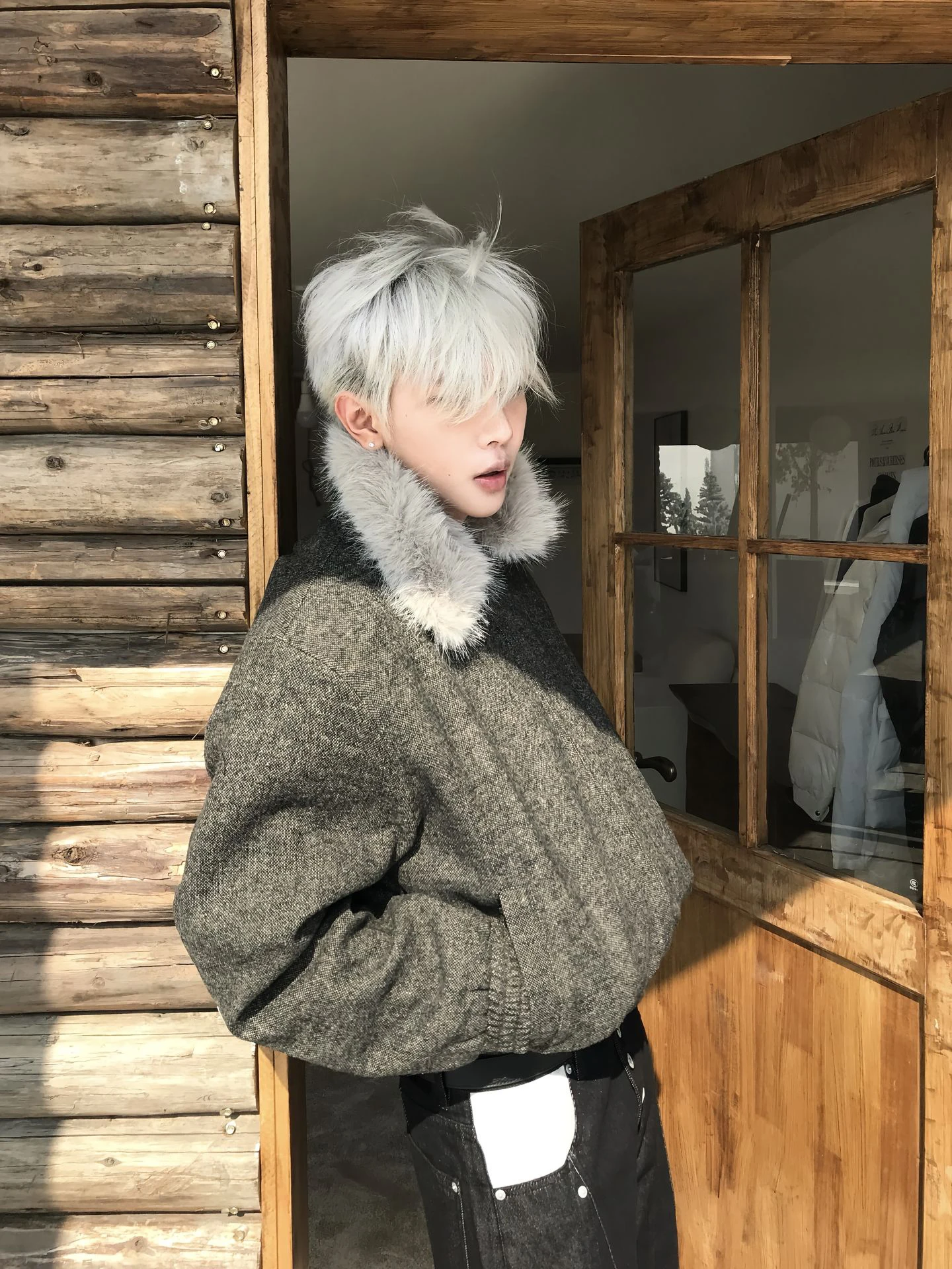 

Кардиган Briti Sle с меховым воротником, модный, легкий, роскошный, новый, из хлопка и полиэстера