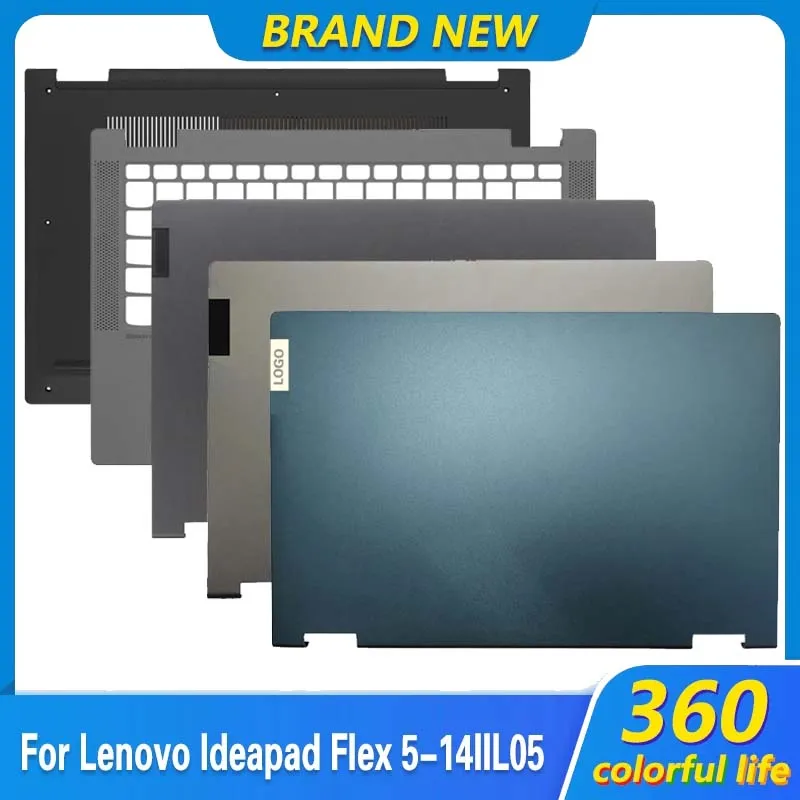 New Screen Back Cover Palmrest For Lenovo IdeaPad Flex 5 14IIL05 ARE05 ITL05 Laptop LCD Upper Top Case Lower Bottom Cover Bezel