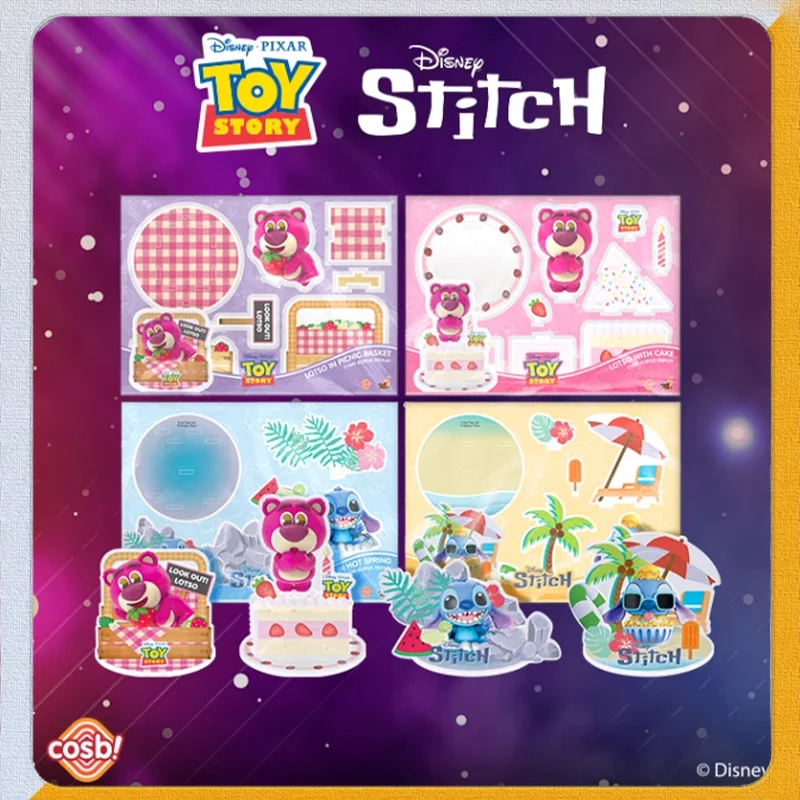 

Hot Toys Toy Story Strawberry Bear Interstellar Baby Stitch Cosbi Scene Sign Surrounding Decoration Indoor Desktop Decoration