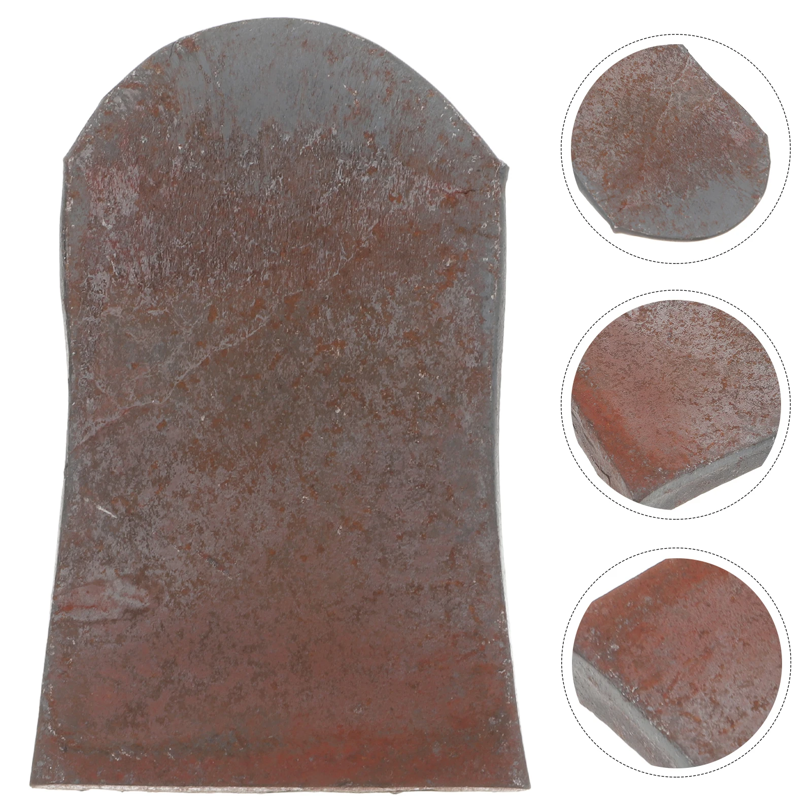 

6pcs Garden Hoe Handle Wedge Replacement Steel Farming Tool Thick 9.3Mm 2.5X1.5 Inch Sturdy Iron Durable Outdoor