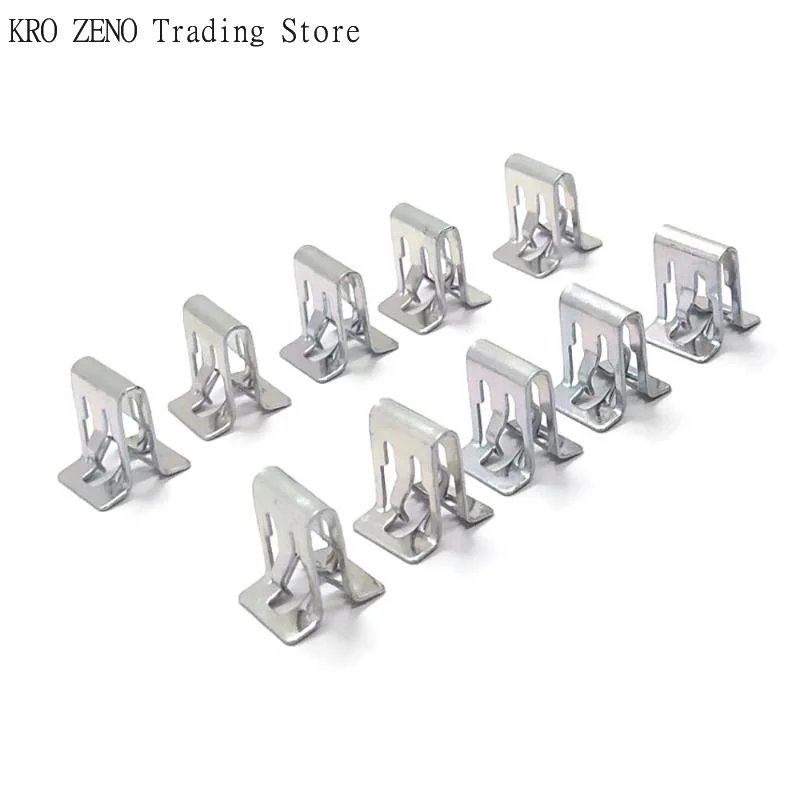 Metal Fastener Clips General Use Door Sill Iron Buckle Dashboard Side Panel Audio Clips Car Retainer Moulding Trim Accessories