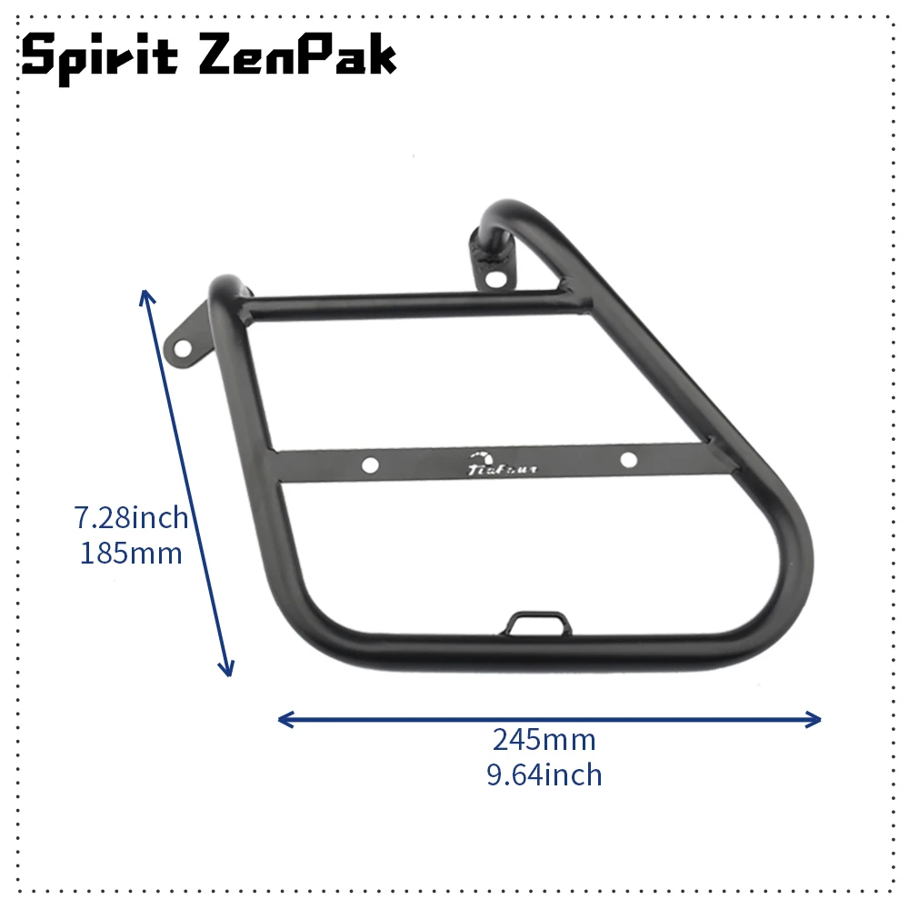 اكسسوارات الدراجات النارية صالح KLX230 R SM 2021 2022 2023 2024 2025 السرج حقيبة جذع حقيبة دعم قوس الجانب جذع حقيبة حامل #4