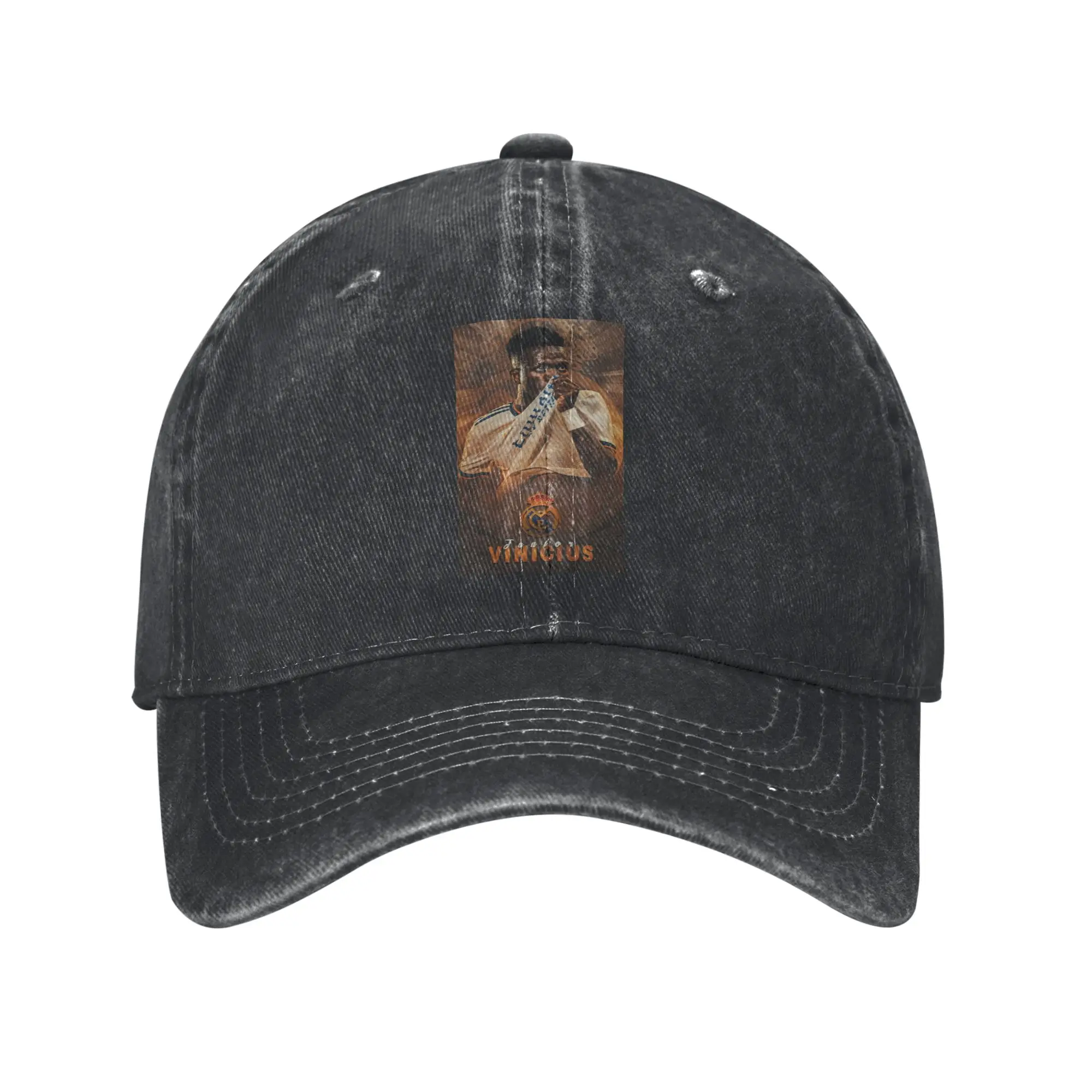 Art Vinicius Junior Fashion Baseball Cap  Breathable Fabric Sun Hats  Surfing Sun Hats