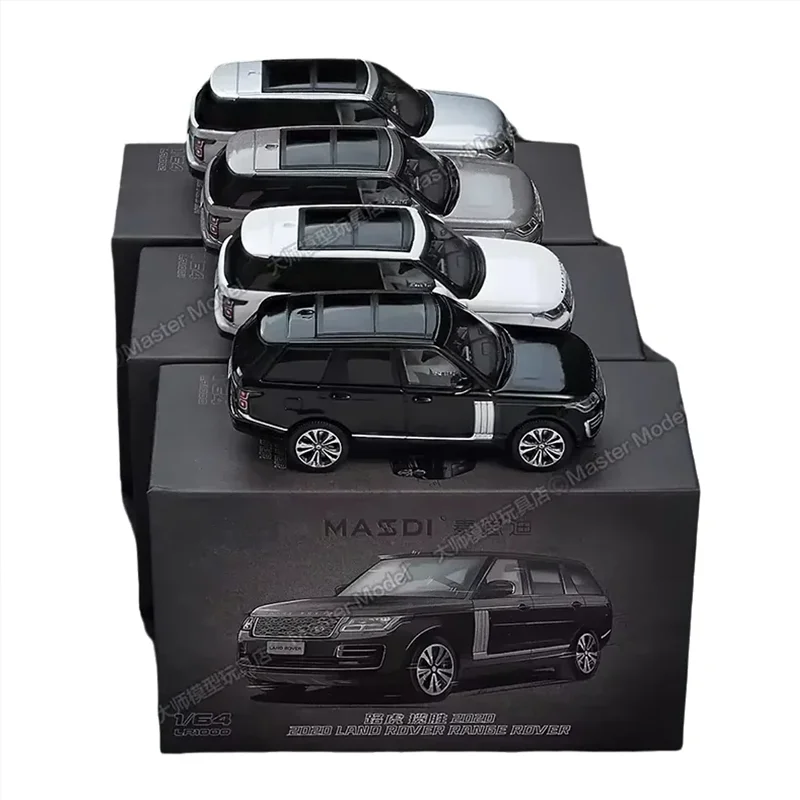 

MASSDI масштаб 1/64 2020, модель автомобиля из сплава Range Rover, орнамент, сувенир, коллекция, подарок для хобби