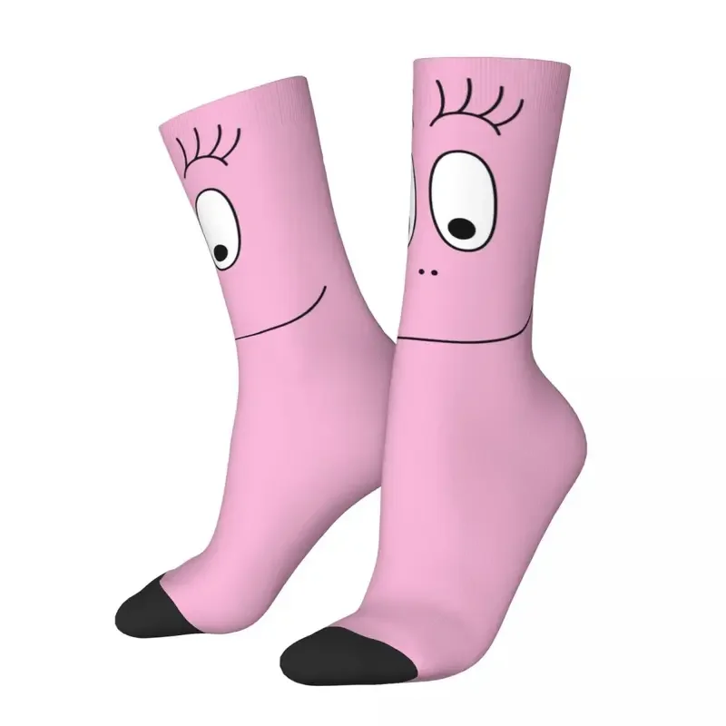 Y2K Les Barbapapa Family Unisex Winter Warm Fun Printing Socks Street Style Crazy Sock