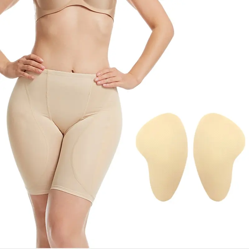 1 paar Gesäß Enhancer Einsätze Schwamm Pad Crossdressing Hüfte Pads Shapewear Schaum Pad Postpartale Körper Sculpting Hosen Einsätze