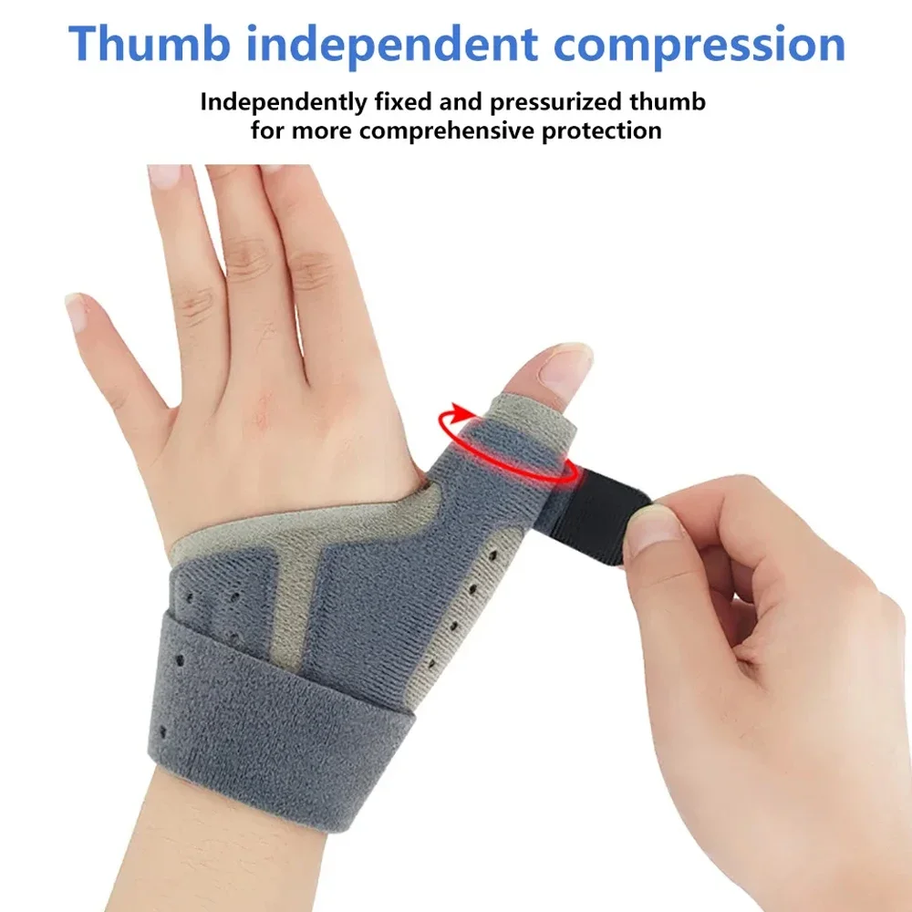 1Pcs Thumb Stabilizer - One Size Fits Most De Quervains Tenosynovitis Brace, Unisex Thumb Brace for Arthritis Pain and Support