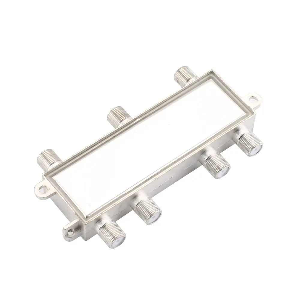 Hot 6 Way Satellite Antenna Cable TV Signal Splitter Distributor For SATV/CATV 5-2400MHz Satellite Receiver For SATV/CATV