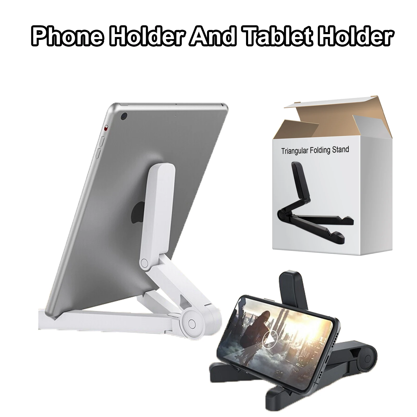 Desk Mobile Phone Holder Stand For iPhone iPad Xiaomi Samsung Adjustable Desktop Tablet Holder Universal Table Cell Phone Stand