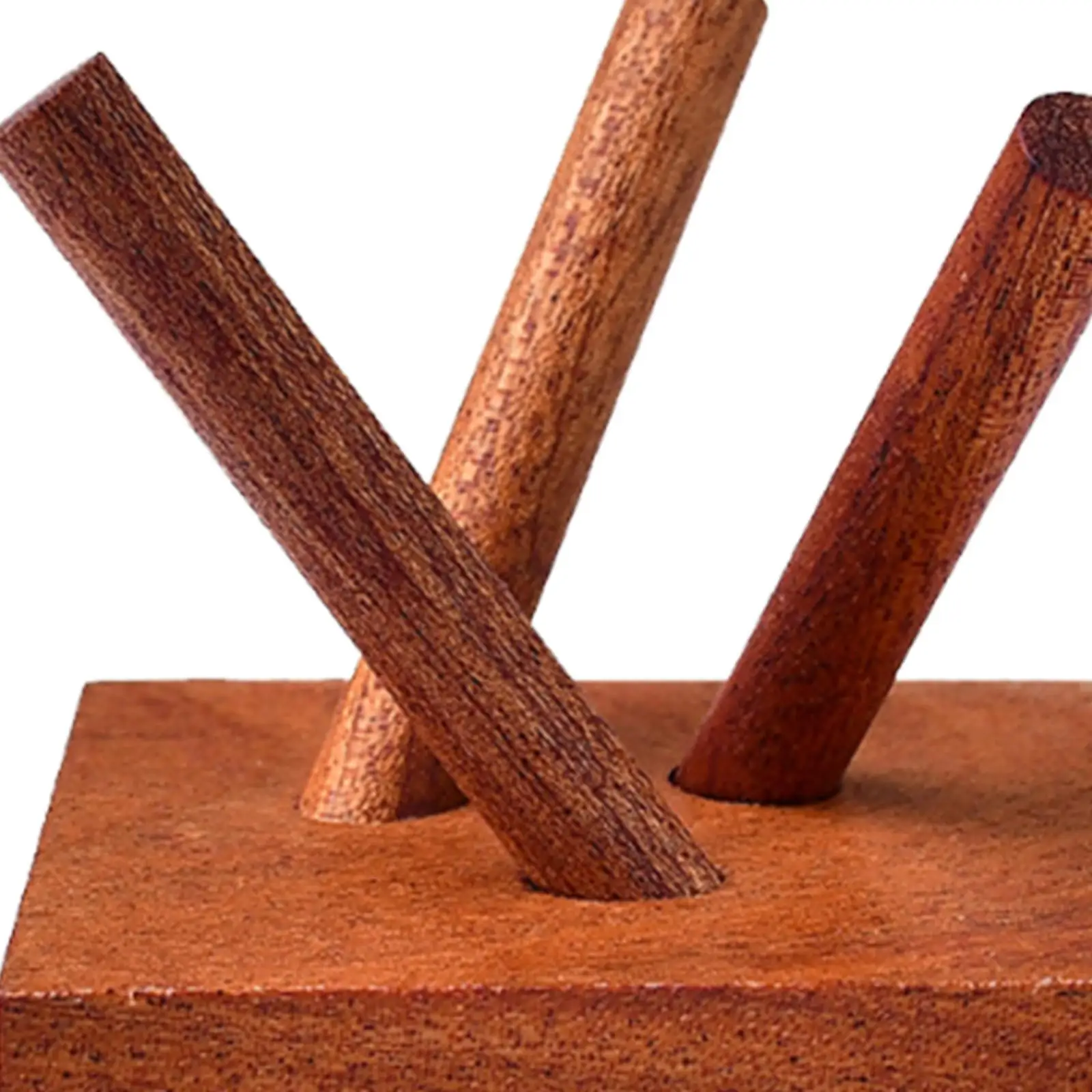 Wooden Display Stand Stable Stylish Pedestal for Office Farmhouse Home Decor #5