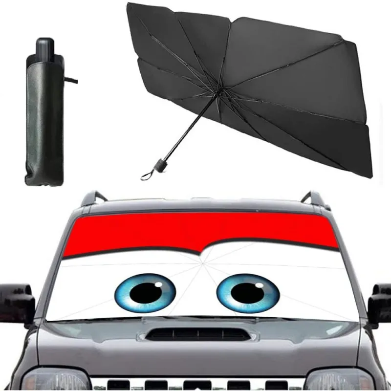 Faltbarer Windschutzscheiben-Sonnenschutz, Auto-Sonnenschutzabdeckung, Frontscheiben-Sonnenschirm, Sommer-Sonnenschutz, Auto-Kühlzubehör