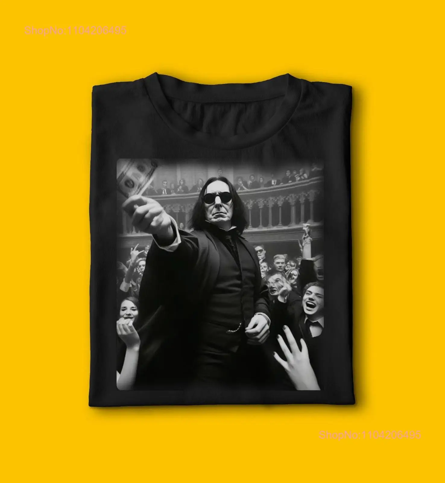 Snape and Cash Cotton T Shirt Humorous Print long or short sleeves