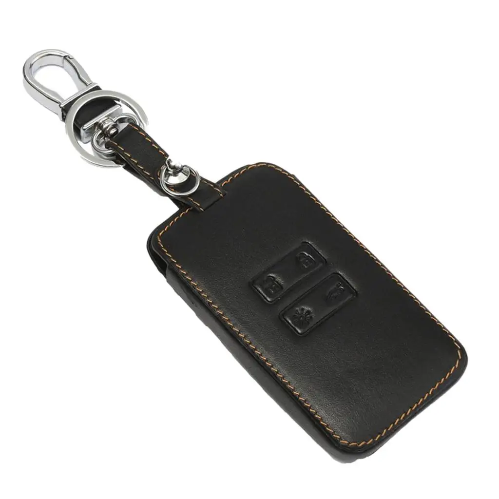 PU Leather Car Key Case Stylish Keychain Holder Protective Cover for Vehicle Keys