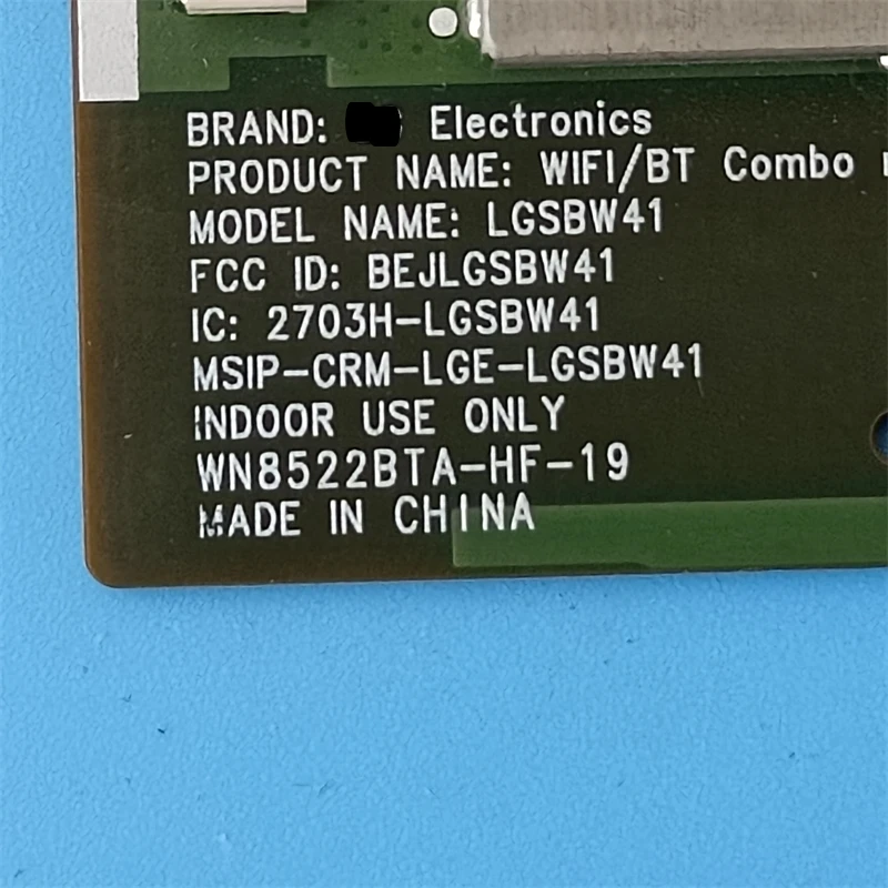 LGSBW41 EAT62093301ทดสอบที่ดีสำหรับ47LB650V 55LF632V 55UF6807 49UF695V 55UB830V สัญญาณไวไฟอะแดปเตอร์ LAN ไร้สายบลูทูธแบบแยกส่วน