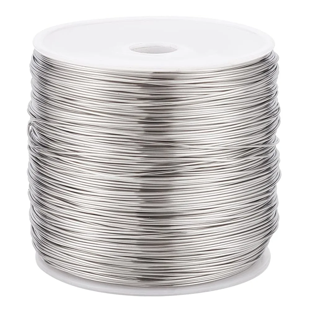 

459 Feet 23 Gauge Single Strand Tiger Tail Beading Wire Stainless Steel Craft Jewelry Beading Wire for Crafts Jewelry Making