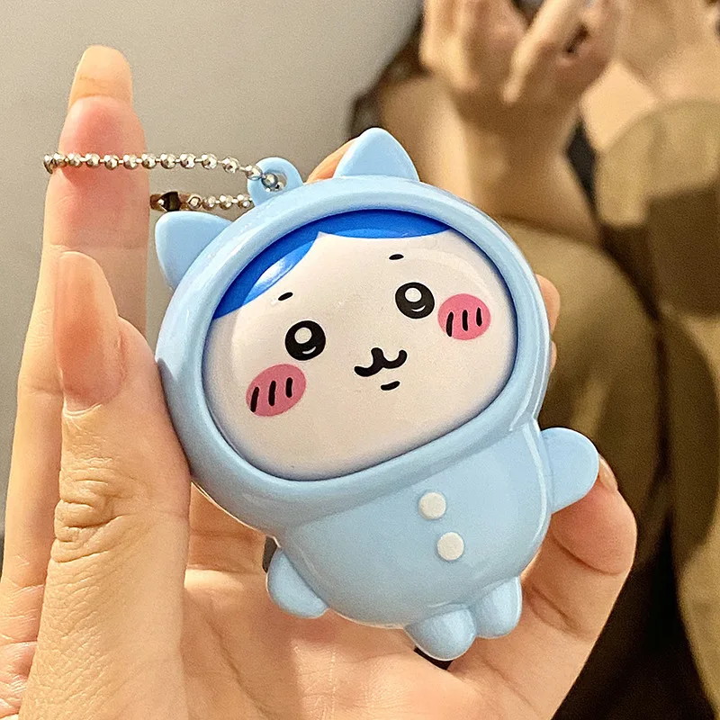Japanische Anime-Chiikawa-Pyjamaserie, Schlüsselanhänger mit wechselnden Gesichtern, niedlicher, sich drehender Gesichtsanhänger, Sammlerstück, Taschenanhänger, Geschenk für Fans. – Detail 8