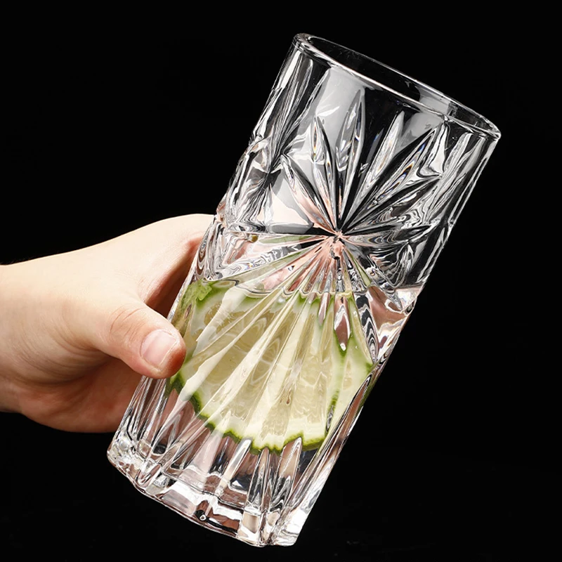 Snowflake Wine Glass Juice Milk Cups Whiskey Cocktail Drinking Glasses Drinkware Coffee Cup Creative Transparent Wedding Gifts