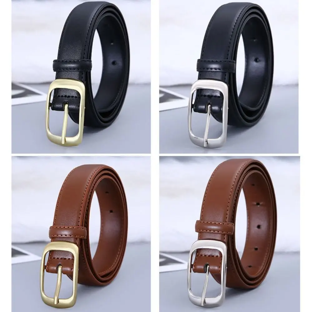 レトロな女性のピンバックルベルト多用途ファッションウエストバンドウエストベルト