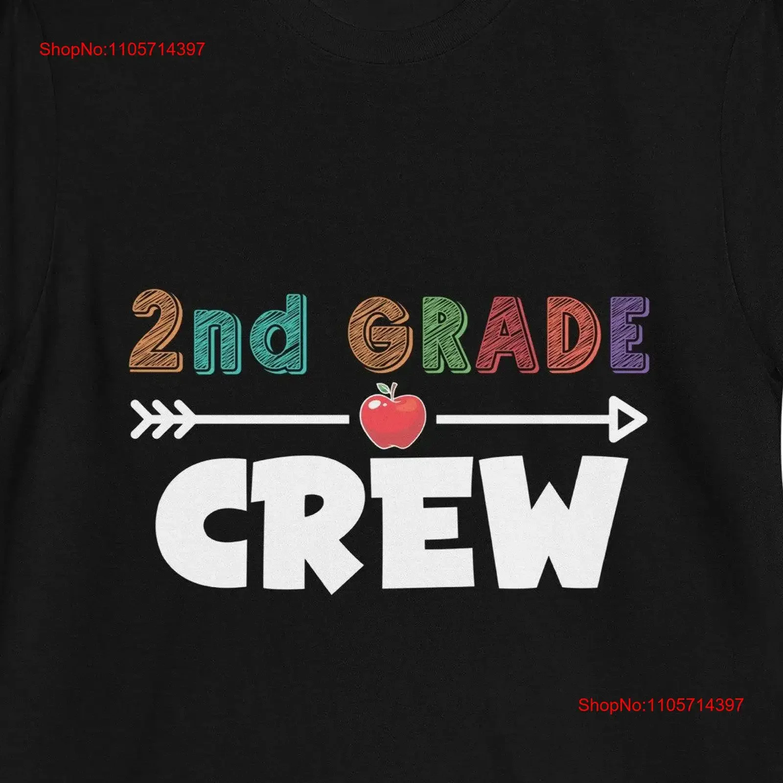 2nd Grade Crew Back To School T Shirt Second vintage Washed Soft Unisex Comfortable streetwear Casual Breathable Stretched