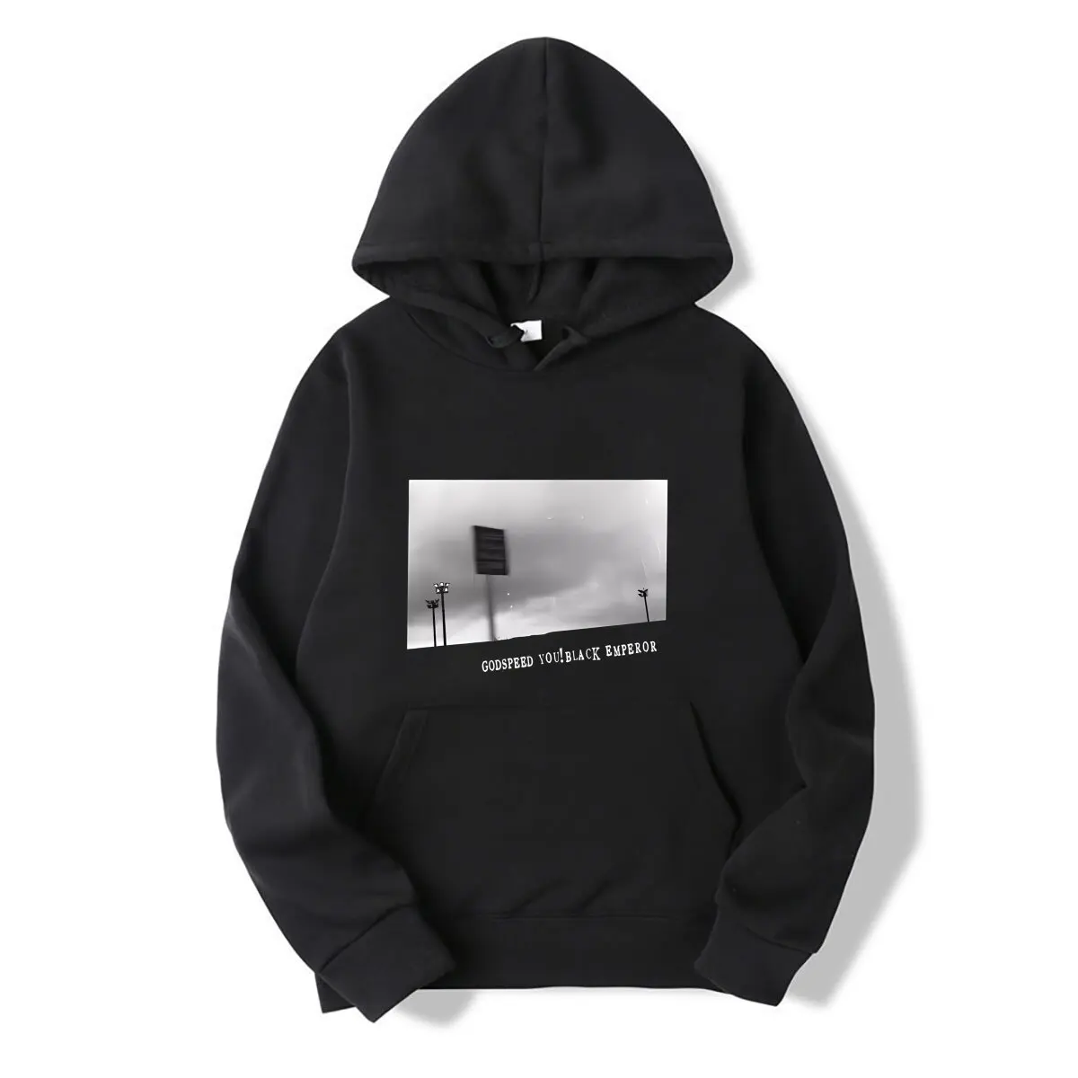 Godspeed You Black Emperor Hooded sweatshirt Post Rock Sigur Ros Men Washed Long Sleeve Men's Clothing