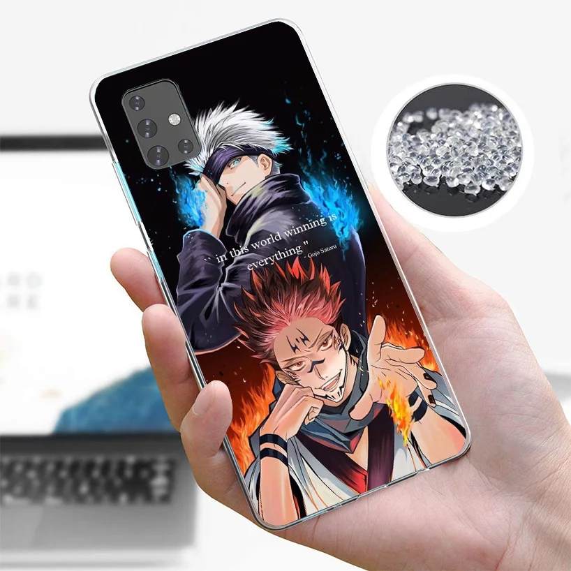 Hot Anime Jujusu Kaisen Phone Case For Samsung Galaxy A51 A41 A31 A21S A11 A01 A71 A50S A40 A30 A20S A10S A6 A7 A8 A9 Print Cove