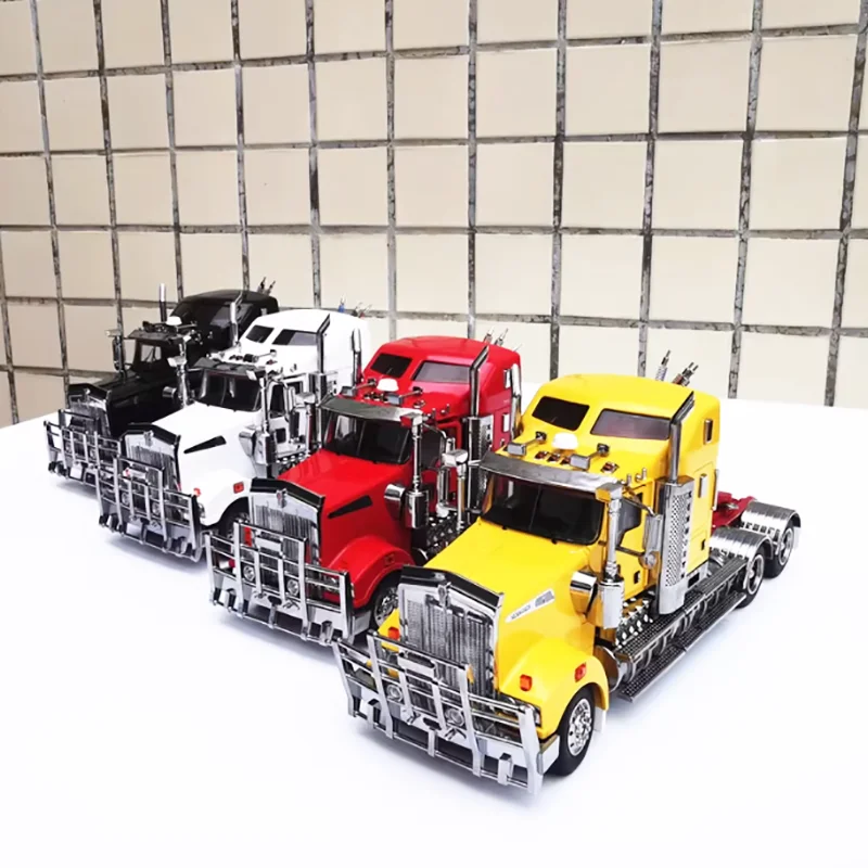 

Diecast 1:32 Scale Alloy Kenworth T909 Tractor Truck Model Finished Product Simulation Toy Collection Gift Static Display