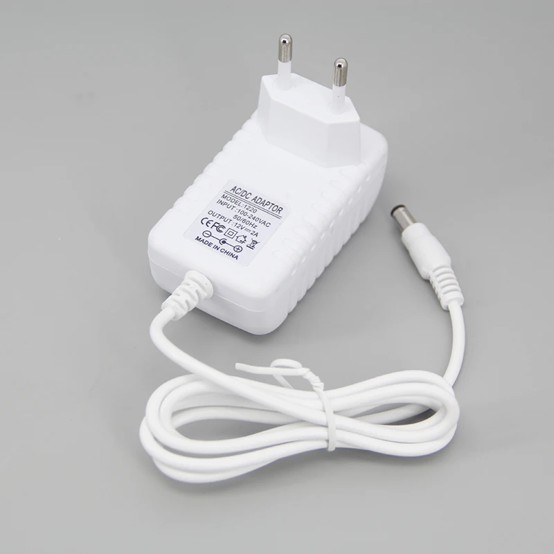 white LED Driver AC 100V-240V to DC 12V 2A Power Supply Adapter Lighting Transformers Switching Converter Charger For LED Strip