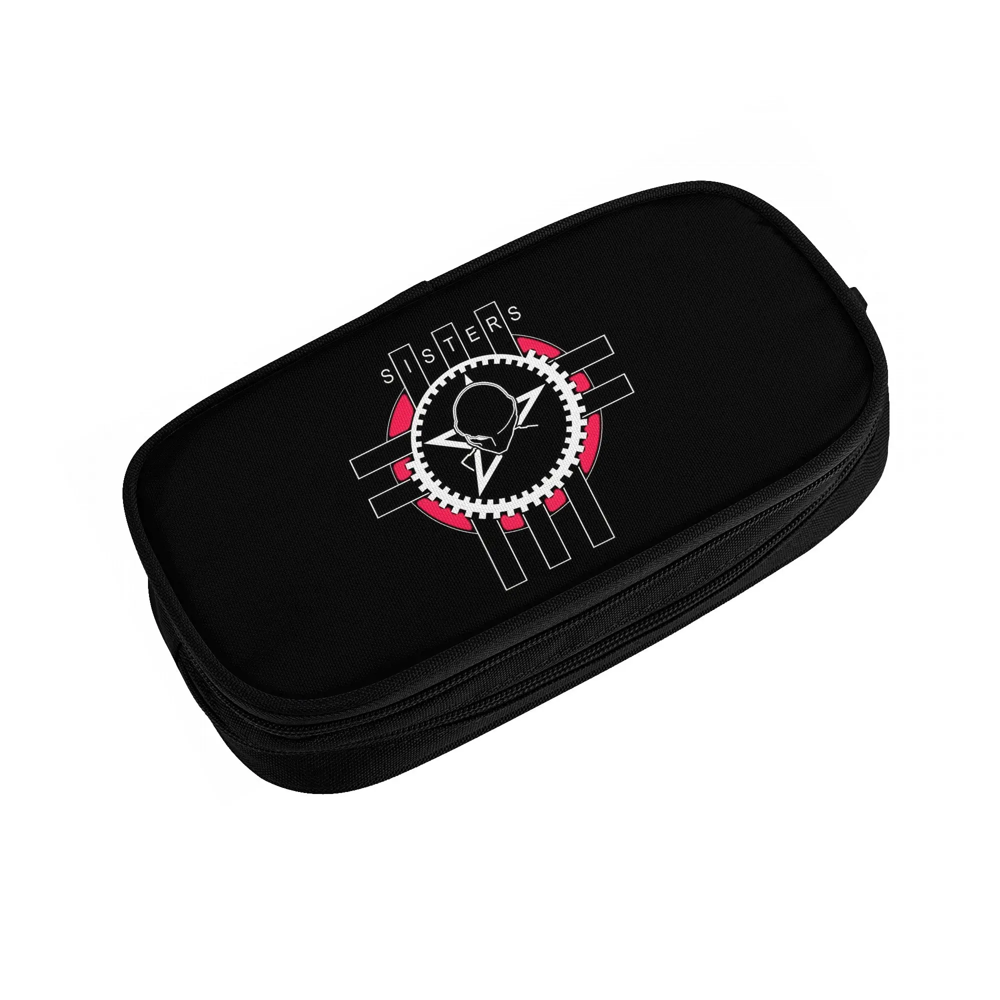 English Rock Band The Sisters of Mercy  Pencil Cases for Boys Girls Large Capacity  Pen Box Bag School Accessories