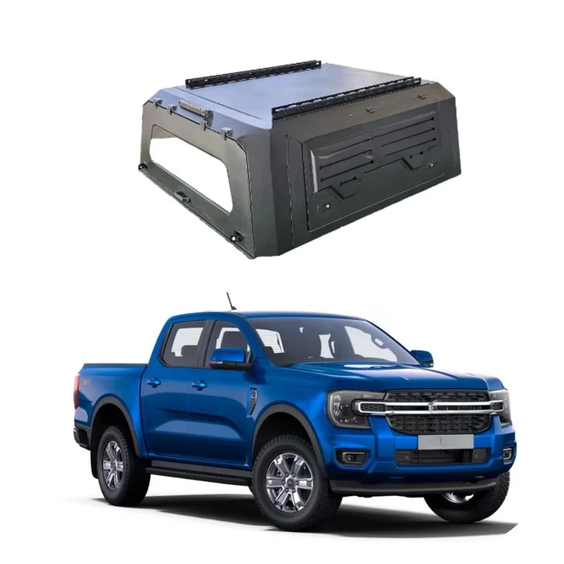 

Aluminum Heavy Duty Pickup Tonneau Cover Hardtop Canopy Waterproof Anti-Rust With Lock
