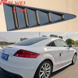 TT Rear Window Fender Gloss Black Side Vent Shield For Audi A3 A4 A5 A7 TT 2008~2020