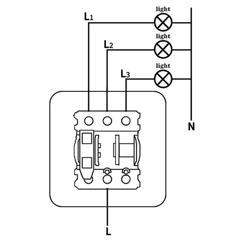 Vit flamskyddsmedel 2-vägs vippströmbrytare, väggmonterad på/av EU-standard, sprayplast, knapp, ljusströmbrytare, klassiskt läge 10 best sales knapplampa - №5