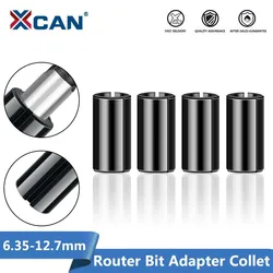 XCAN – tige de pince d'adaptateur, outil de routeur, changement de 8mm à 6mm/ 8-6.35/ 9.5-6.35/ 10-8/12-6 8 10/12.7-6 6.35mm 1 pièces