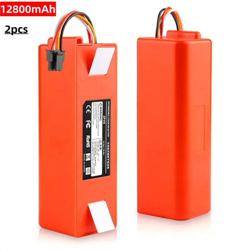 14.4V 12800mAh Vervangende Batterij voor Xiaomi Roborock S55 S60 S65 S50 S51 S5 MAX S6 Robot Stofzuiger