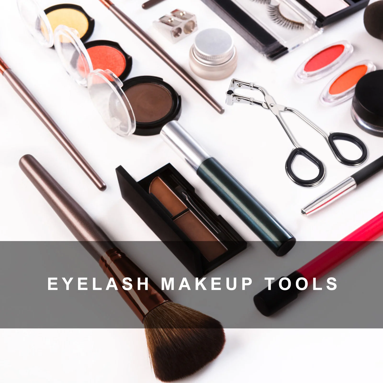 

3 set Eyelash Curler Portable Travel Makeup Tool For Curled Lashes Silicone Iron Material Lash Curling Clips Tool