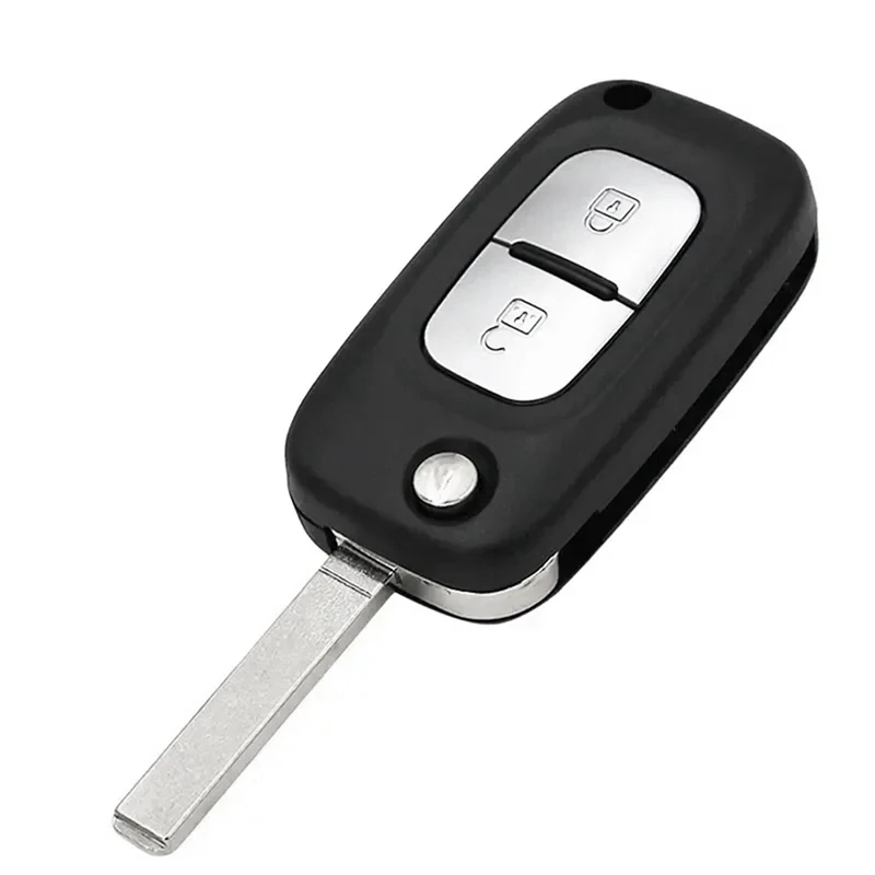 

Car 2 Buttons Folding Flip Remote Key 433MHZ ID46 PCF7961 Chip For Renault Clio Twingo Kangoo Master Modus