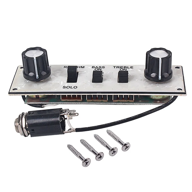 Dropship-Prewired Width Control Plate Loaded Switch Wiring Harness Guitar Circuit Board Stringed Instruments Accessories