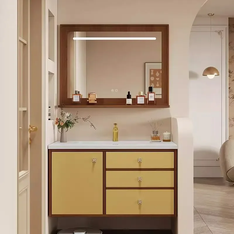 

Vintage Washbasin Bathroom Vanities Ceramic Toilet Partition Modern Bathroom Vanities Light Grey Armadi Aperti Home Furniture