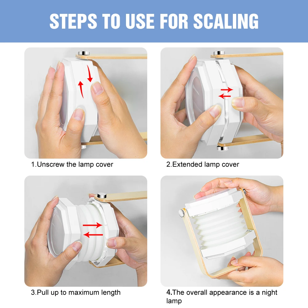 LED Bedside Lamp RGB Night Light Novelties LED Bulb Atmosphere Dimmable Lamp Eye Protection Reading Light Bedroom Table Light