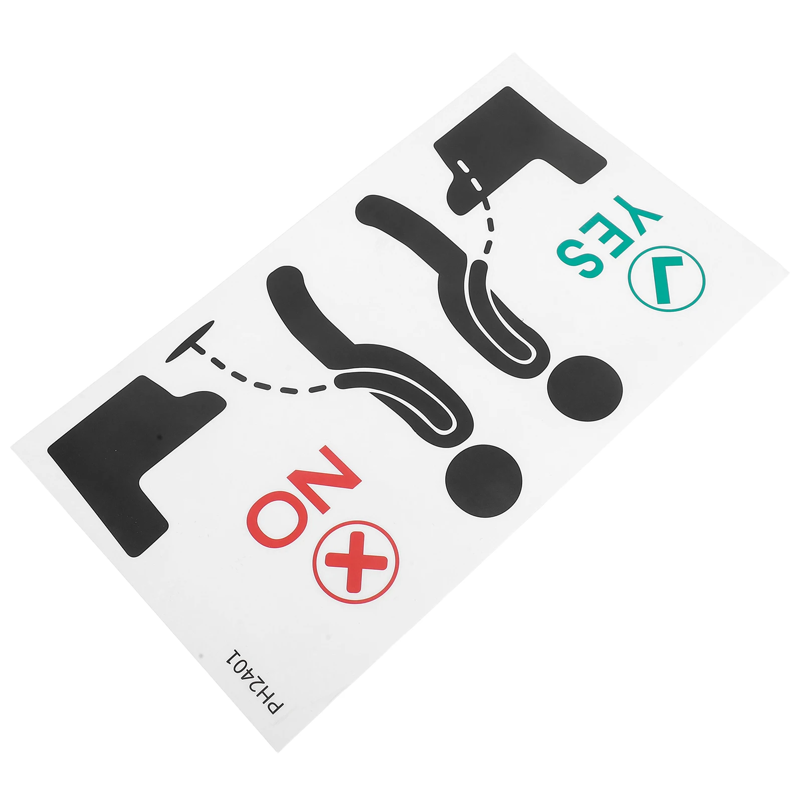 

Creative Bathroom Stickers Waterproof Funny Restroom Sign Toilet Decals Promote Cleanliness PVC Material