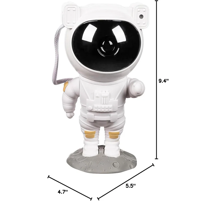 Star Astronaut Space Projector Galaxy Night Light Starry Nebula Ceiling LED Lamp with Timer and Remote Kids Room Decor Aesthetic