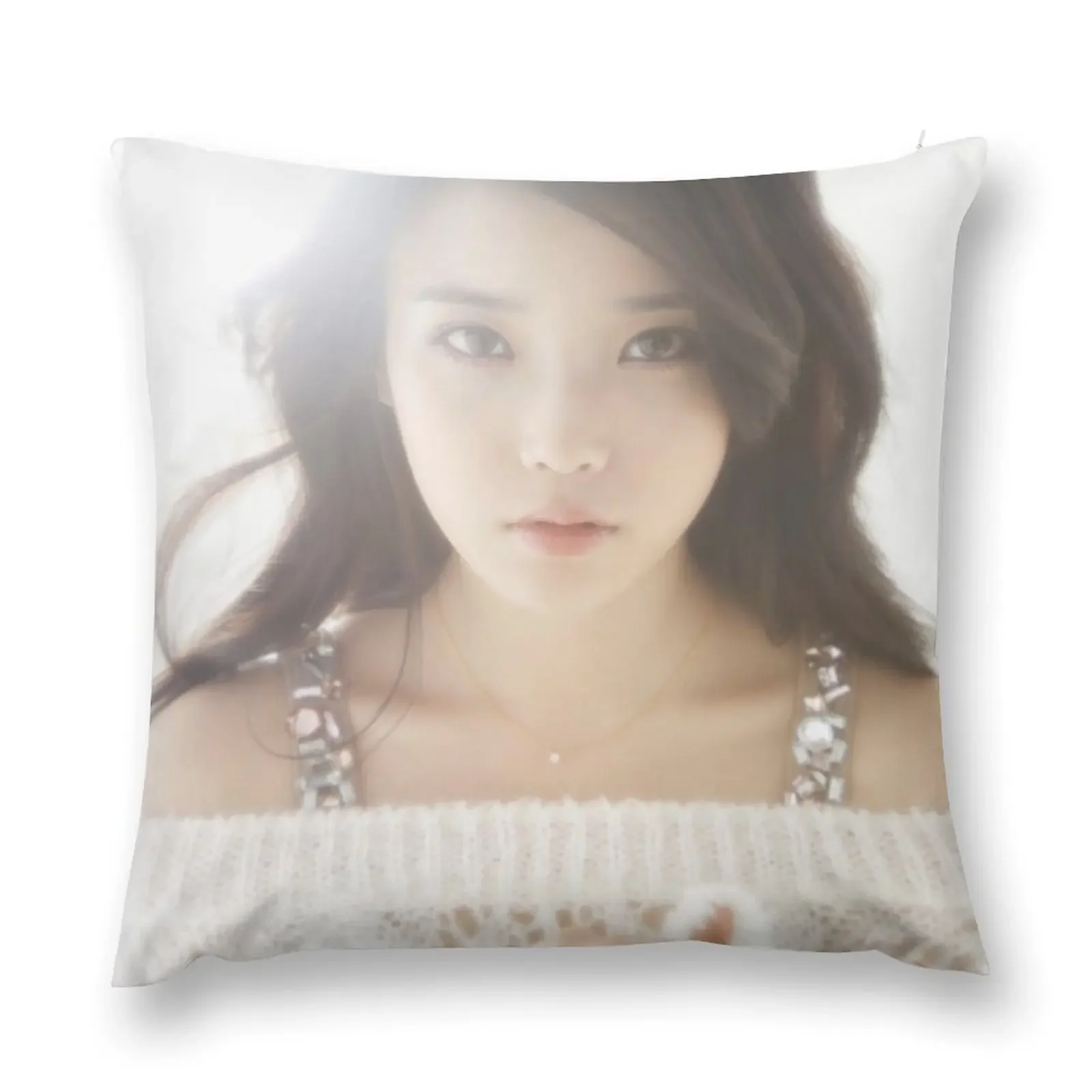 

IU Throw Pillow Marble Cushion Cover New year pillow