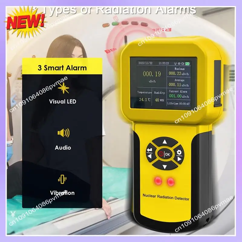 T24C Professional Nuclear Radiation Detector Geiger Counter Radiation Detector Β Y X-Ray Gamma, HP-886A
