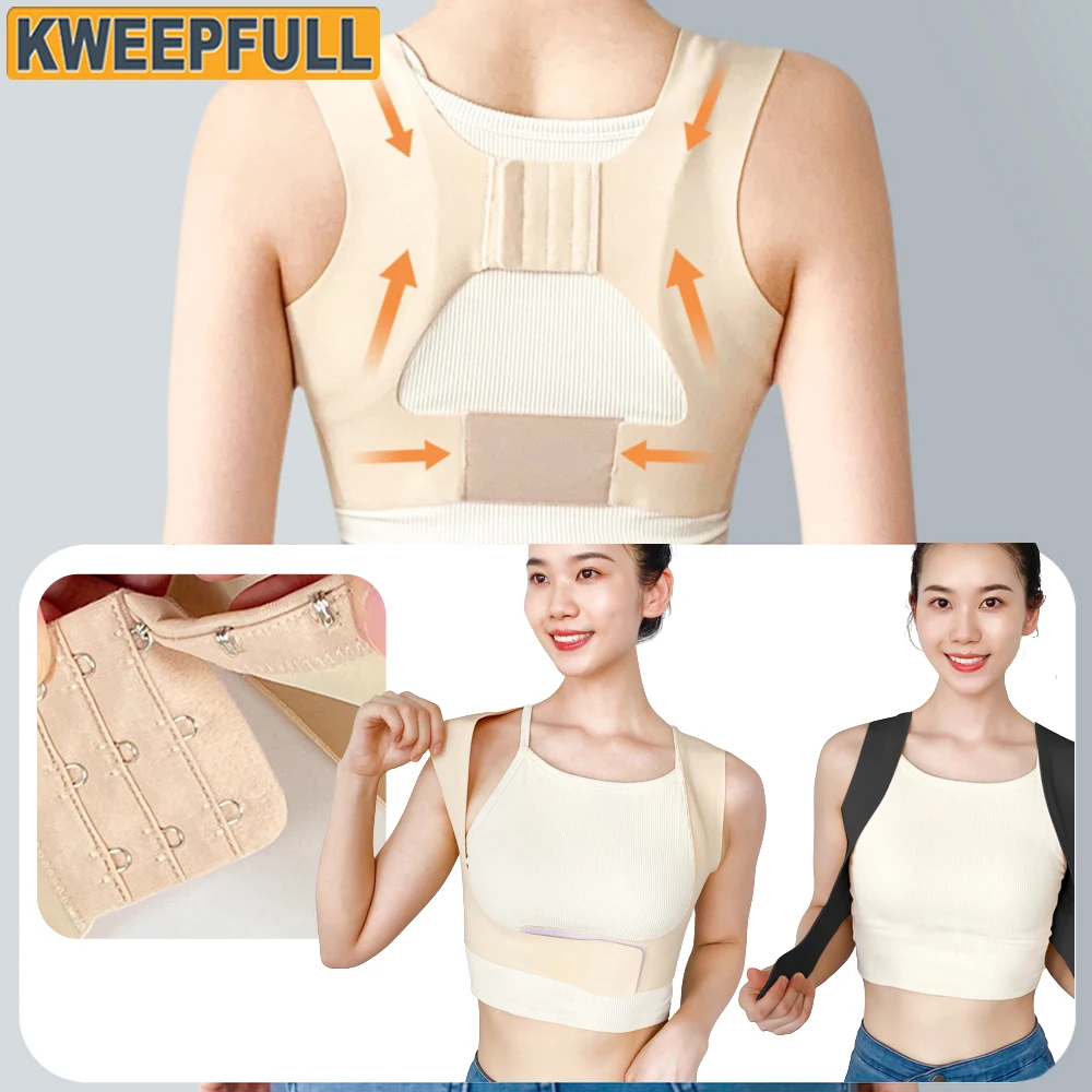 Posture Corrector for Women,Back Posture Corrector Women, Back Brace & Adjustable Upper, Back Straightener Posture Corrector