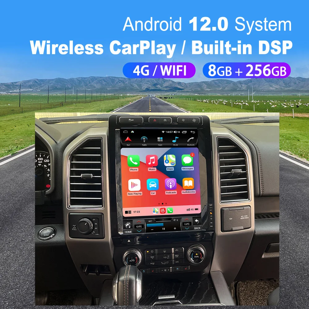 

13'' Qualcomm 8 For Tesla For Ford F150 2015-2019 Car Radio Multimedia Player Android 11 Auto GPS Navi Wireless Carplay Head